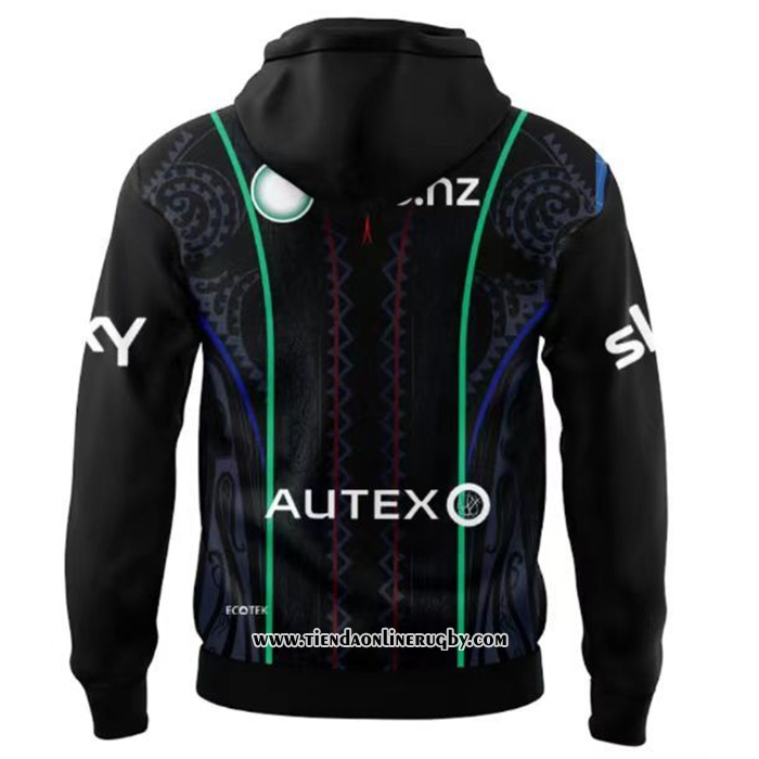 Sudaderas con Capucha Nueva Zelandia Warriors Rugby 2024 Indigena